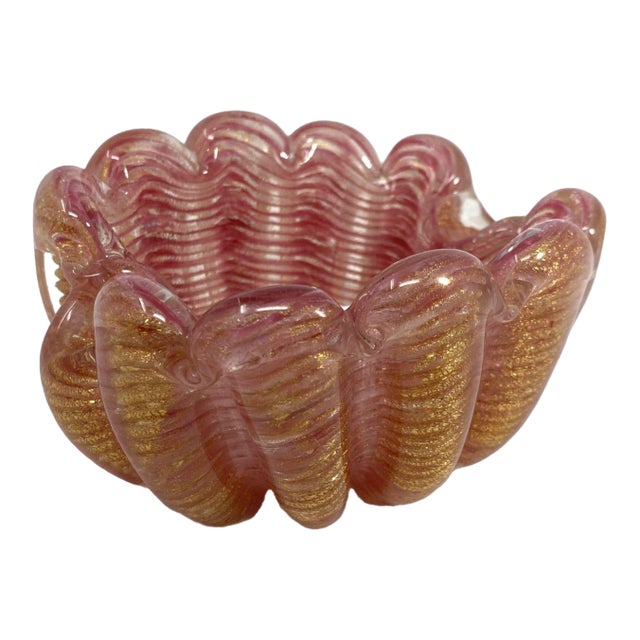 Vintage Murano Glass Candy Dish For Sale