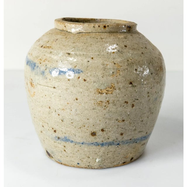 19th Century Rustic Chinese Chinoiserie Ginger Jar For Sale - Image 4 of 9