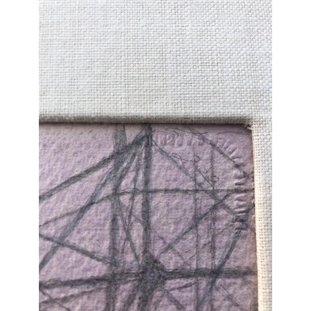 Light Green Vintage Surrealist Watercolor Painting of a Woman and Octopus 1973 For Sale - Image 8 of 11