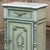 Pair 19th Century French Louis XVI Painted Nightstands With Carrara Marble For Sale - Image 9 of 18