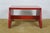 Vintage Wooden Red Painted Step Stool Footstool Ottoman 12" For Sale - Image 6 of 11