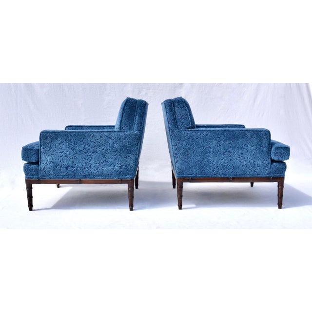Mid-Century Modern Vintage Club Lounge Chairs by Erwin Lambeth For Sale - Image 3 of 12