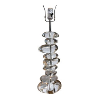 1970s George Kovacs Glass Stones Table Lamp For Sale
