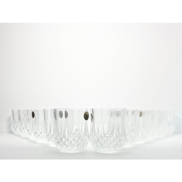 Cristal d’Arques Longchamp 12 Crystal Old Fashioned Tumbler Glasses 3.75” w/Box Excellent condition. No chips, cracks, or...
