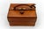 English English Jewelry Box in Saddle Brown Leather For Sale - Image 3 of 13