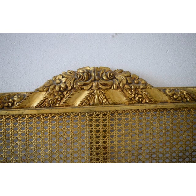 19th Century Gilded Headboard For Sale - Image 4 of 4