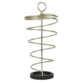 Mid-Century Austrian Loop Umbrella Stand, 1950s For Sale