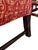 Elegant Queen Anne Wingback Chair in Coral Damask Upholstery With Carved Mahogany Frame For Sale - Image 12 of 12