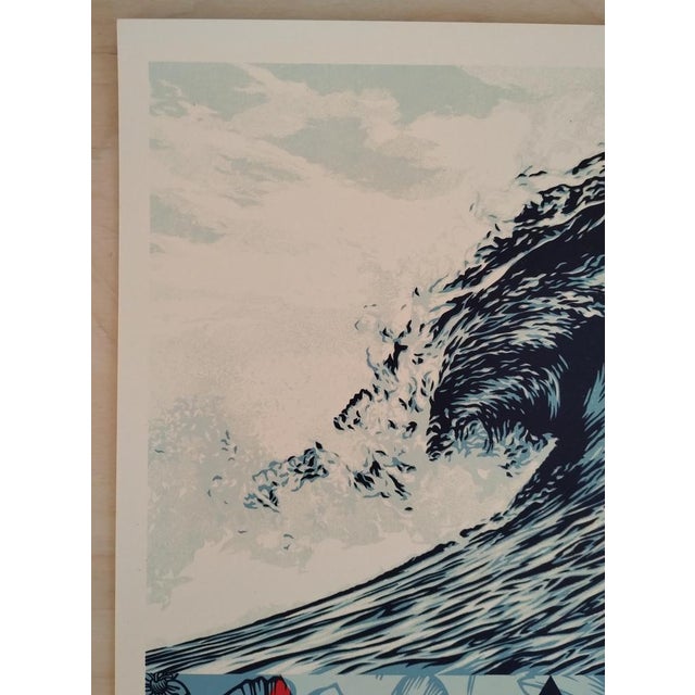 Shepard Fairey, Wave of Distress, Silkscreen Print For Sale - Image 7 of 9