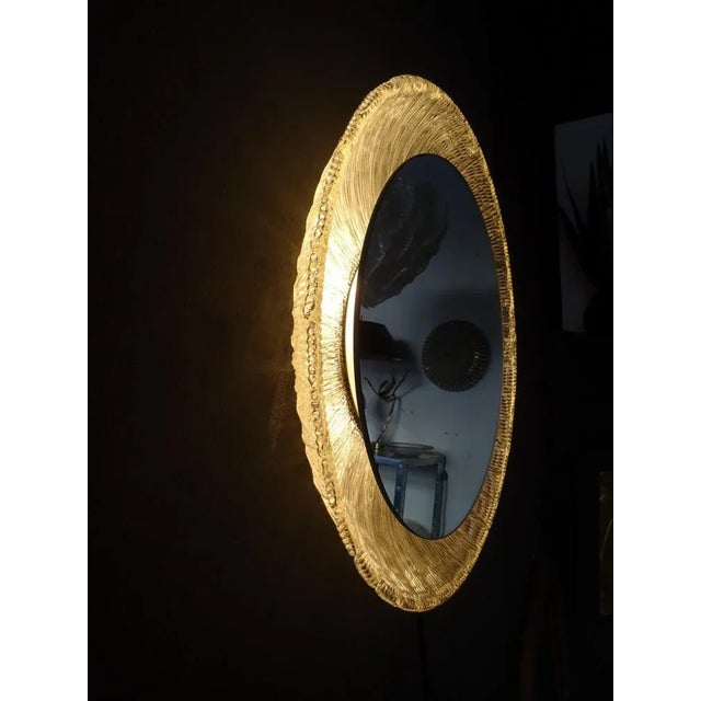 Mid-Century Modern Illuminated Mirror by Egon Hillebrand for Hillebrand Leuchten, 1960s For Sale - Image 3 of 11