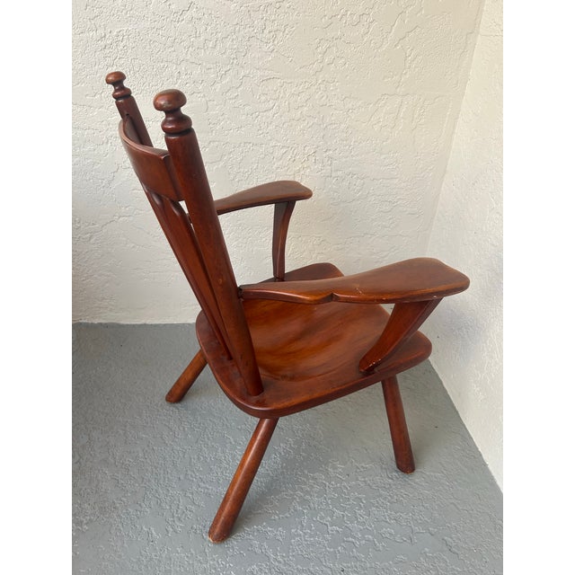 Vintage Cushman Colonial Creations Searsburg Chair For Sale - Image 9 of 12