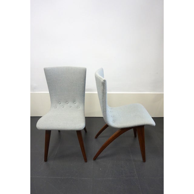 1950s Swing Chairs by G.J. Van Os for Van Os Culemborg, Netherlands, 1950, Set of 2 For Sale - Image 5 of 12
