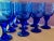 American Libbey Cobalt Blue Glasses - Set of 10 For Sale - Image 3 of 11