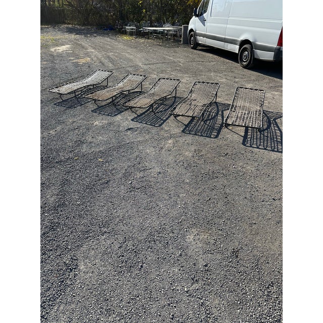 Mid 20th Century Mid 20th Century Extra Low Aluminum Lounge Chair For Sale - Image 5 of 7