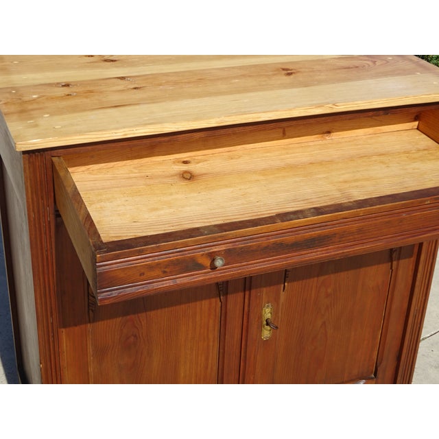 Small Art Deco Oak and Pine Buffet, 1930s For Sale - Image 11 of 17