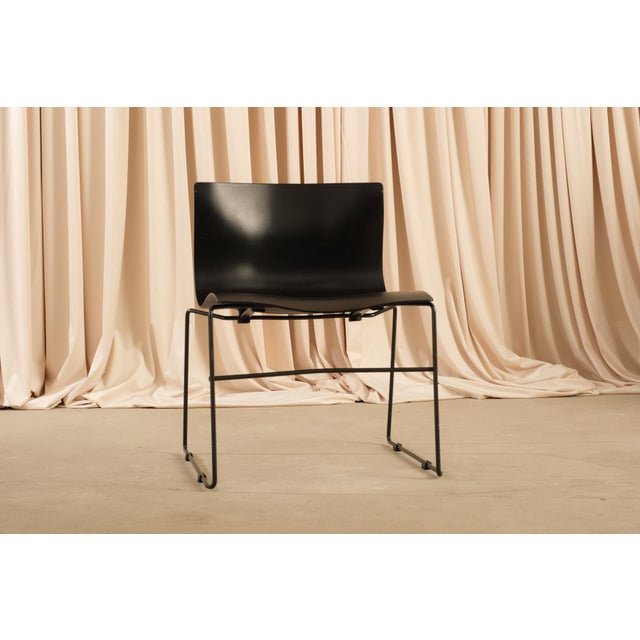 Vintage "Handkerchief" Stacking Chairs by Lella & Massimo Vignelli for Knoll Studio, Usa, 1985 — Set of 6 For Sale - Image 11 of 11