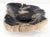 2000 - 2009 Organic Demilune Shape Black & Tan Petrified Wood Tray Bawl Dish Plate Ashtray For Sale - Image 5 of 8
