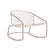 Brown Jordan Kantan Aluminum Suncloth Motion Lounge Chair, Dove frame with White fabric For Sale - Image 12 of 12