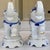 Late 20th Century Vintage Blue and White Auspicious Porcelain Elephants - A Pair For Sale - Image 5 of 9