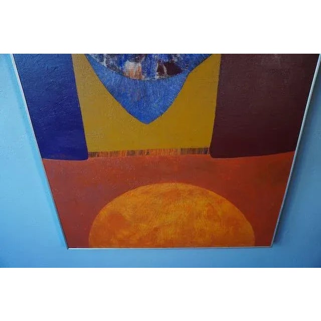 Mid 20th Century J. Zuñiga - Modernist Portrait of a Man For Sale In Los Angeles - Image 6 of 7
