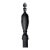 Pair of 1920s Neoclassical Cast Iron Fireplace Andirons With Urn Finials For Sale - Image 10 of 17