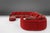Mid-Century Modern Modular Sofa in Red and Patterned Upholstery from Roche Bobois, 1980s For Sale - Image 3 of 18