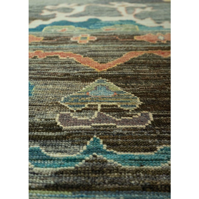 Turkish Turkish Oushak Old Wool Rug 12' x 14'7" #19520 For Sale - Image 3 of 8