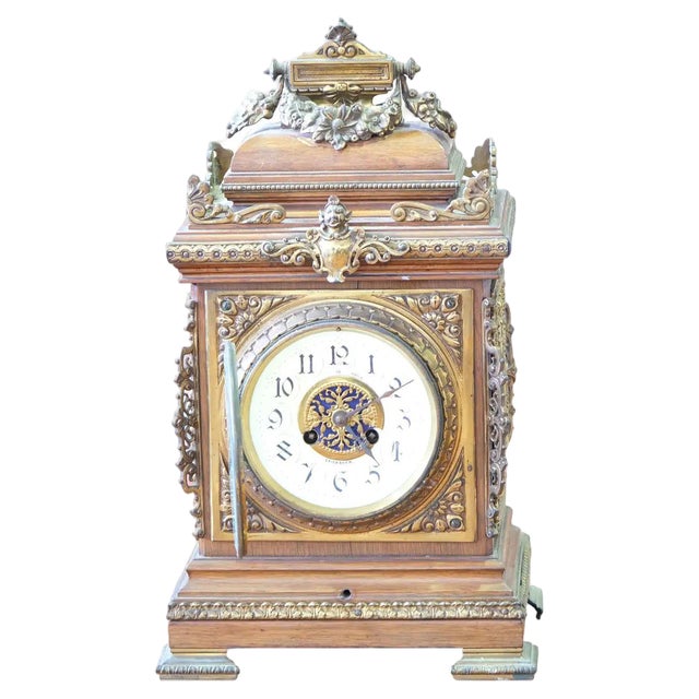 English Bracket Clock, 19th Century For Sale