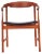 Model PP203 Mahogany and Black Leather Desk Chairs by Hans J. Wegner for PP Møbler, 1970s, Set of 4 For Sale