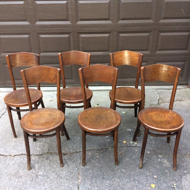 Vintage Great Northern Chair Co. Bentwood Chairs Set of 6 Chairish