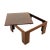 Amazing Mid-Century wood squared coffee table. This fantastic piece was designed by Afra & Tobia Scarpa for a Cassina...