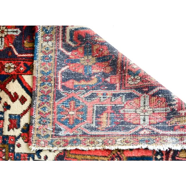 Early 20th Century Persian Heriz Rug For Sale - Image 11 of 13