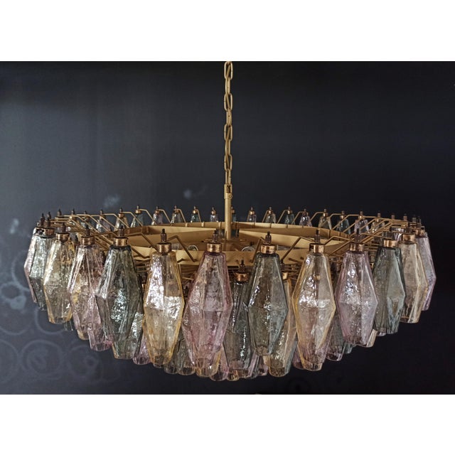 Murano Glass Chandelier in 185 Multicolored Glasses, 1990s For Sale - Image 16 of 18