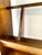 Vintage Mid-Century Modern Wood Bookcase With Brass-Capped Feet For Sale - Image 10 of 12