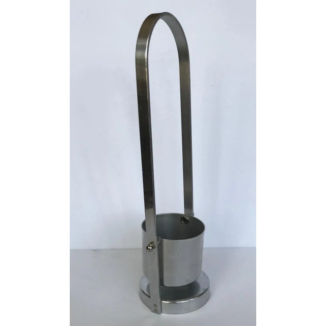 Mid-Century Modern Aluminum Wine Bottle Server For Sale - Image 10 of 10
