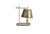 French Bouillotte Lamp in Silvered Metal, 1930s For Sale - Image 14 of 14