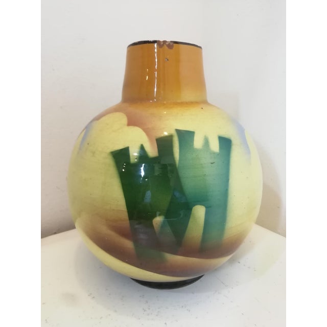 Futurist Airbrushed Vase from Civita Castellena, Italy, 1930s For Sale - Image 13 of 13