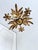 Hollywood Regency French Gilt Palm Leaf Chandelier, 1950 For Sale - Image 3 of 15