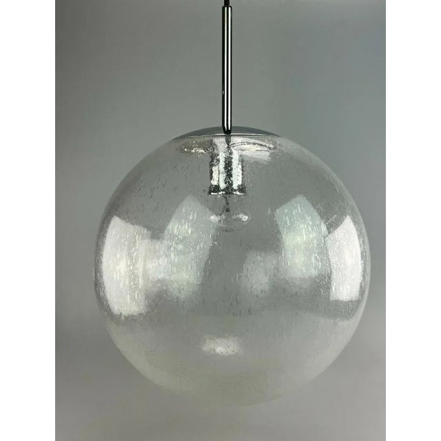 Metal Mid-Century Globe Ceiling Lamp from Peill & Putzler For Sale - Image 7 of 11