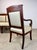 Antique French Empire Parlor Suite Set Settee & King / Queen Armchairs Restored For Sale - Image 9 of 12