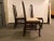 Arts & Crafts Queen Anne Style Oak and Lee Jofa Linen Dining Chairs, Set of 3 For Sale In Minneapolis - Image 6 of 13