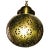 1970s Moroccan Brass Ball Chandelier With Embossed Patterns and Warm Glow For Sale