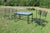Spanish Lee L. Woodard & Sons Wrought Iron Patio Set From the Andalusian Collection—5 Pieces For Sale - Image 3 of 18
