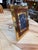 1970s Vintage Wood and Brass Picture Frame For Sale - Image 5 of 5