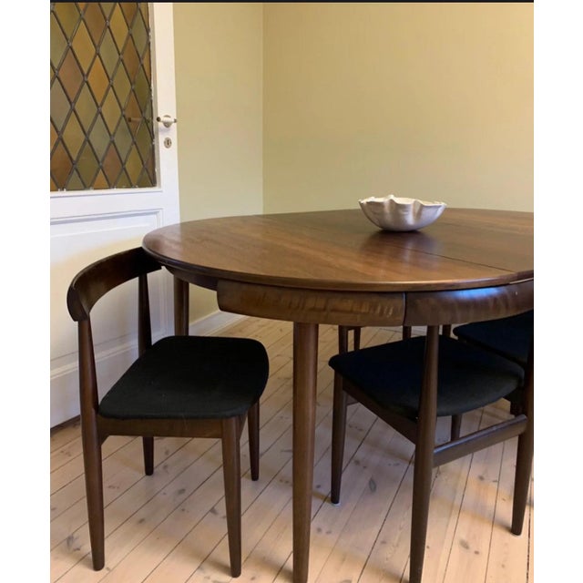 Mid-Century Modern Vintage Danish Roundette Dining Set by Hans Olsen for Frem Røjle, 1960s, Set of 5 For Sale - Image 3 of 13