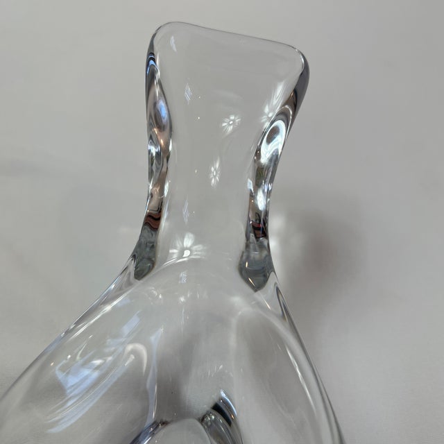 Transparent Vintage Princess House Fine French Crystal Bird Dish For Sale - Image 8 of 9