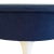Eero Saarinen designed the "Tulip" stool in 1957. Made out of cast aluminum and reupholstered in blue ultra-suede. The...
