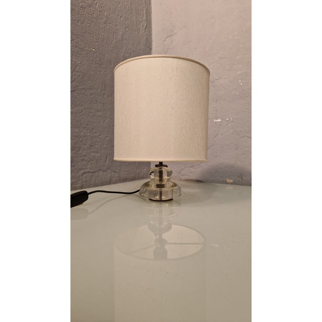 Fresnel Table Lamps by Tito Agnoli for Oluce, 1960s, Set of 2 For Sale - Image 9 of 12