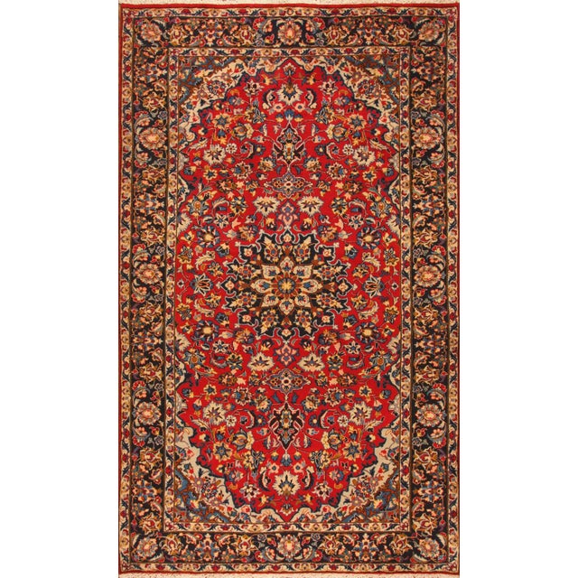 Middle Eastern Hand-Knotted Rug For Sale
