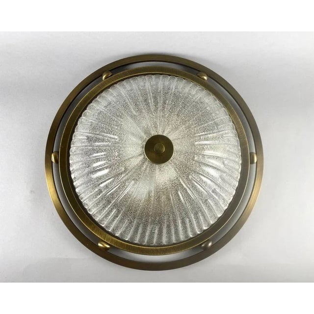 Large Vintage Ceiling Flush Mount by Fisher Leuchten, Germany For Sale - Image 10 of 10